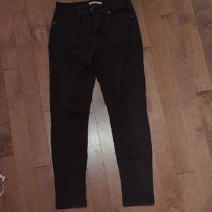 Women's Black 721 Levi's Skinny Jeans